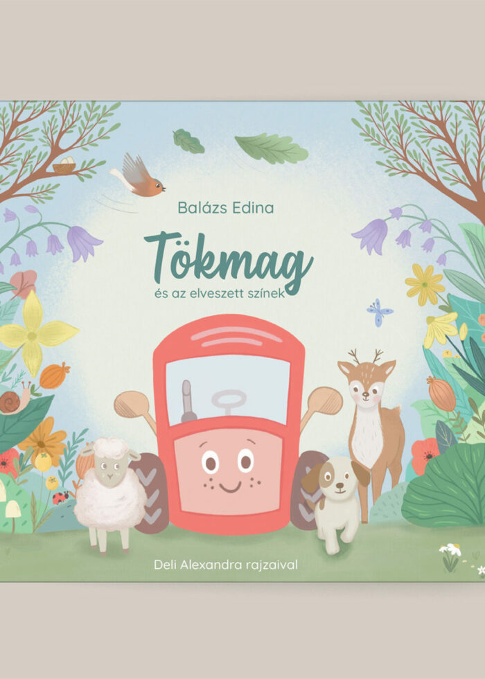 A Tökmag és az elveszett színek mesekönyv borítója